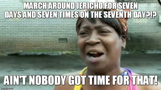 Meme Bible - Joshua 6